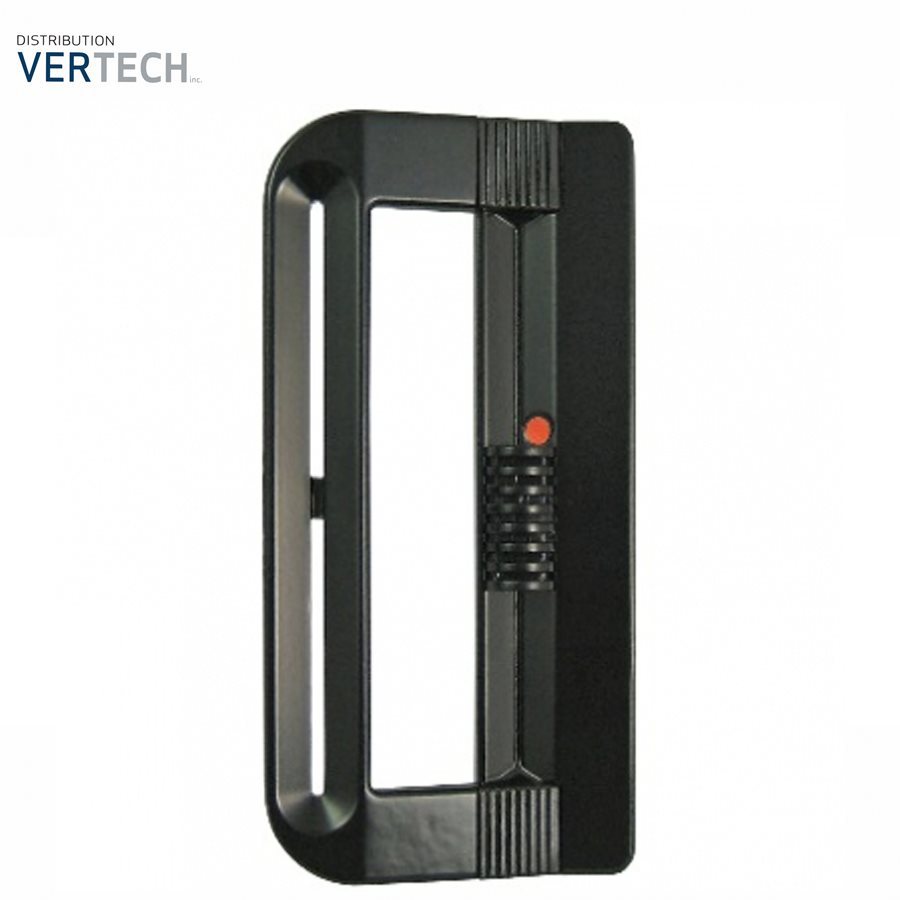 ENSEMBLE DE POIGNÉE DE PORTE PATIO-GAUCHE-NOIR-REVERSIBLE