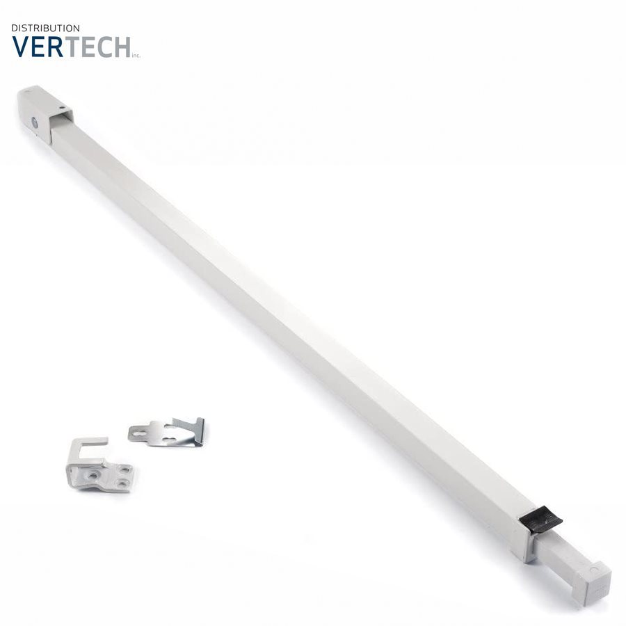 BARRE DE SECURITÉ DE PORTE-PATIO BLANC